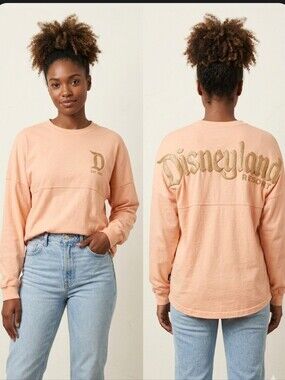 ​Disneyland Resort Spirit Jersey  Peach Long Sleeve Size S